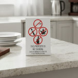 Signe De Table Entreprise de location courte durée Interdiction d<br><div class="desc">Cette conception peut être personnalisée dans la zone prévue en changeant la photo et / ou le texte. Ou elle peut être personnalisée en cliquant sur Personnaliser ce modèle, puis en choisissant l'option cliquer pour personnaliser davantage et supprimer ou changer la couleur de l'arrière-plan, ajouter du texte, changer la couleur...</div>