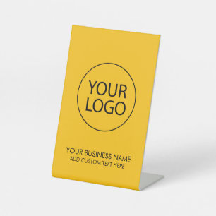 Signe De Table Entreprise professionnelle Logo et Texte Compagnie
