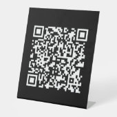 Signe De Table Entrer l'URL et créer un code QR numérisable | Bla (Recto)