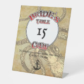 Signe De Table Équipage de mariée (Recto)