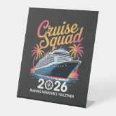 Signe De Table Équipe de croisière Vacances d'été 2026 (Recto)