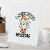 Signe De Table Équipe de fantômes d'Halloween (In SItu)
