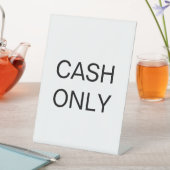 SIGNE DE TABLE ESPÈCES SEULEMENT (In SItu)