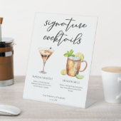 Signe De Table Espresso Martini Moscow Mule Cocktail Mariage Menu (In SItu)