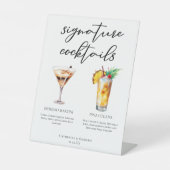 Signe De Table Espresso Martini Pina Colada Cocktails Menu (Recto)