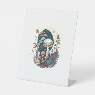 Signe De Table Esthétique Goblincore et Cottagecore Champignon Bo