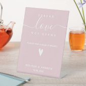 Signe De Table Étaler l'amour pas les germes - Mariage de sécurit (In SItu)