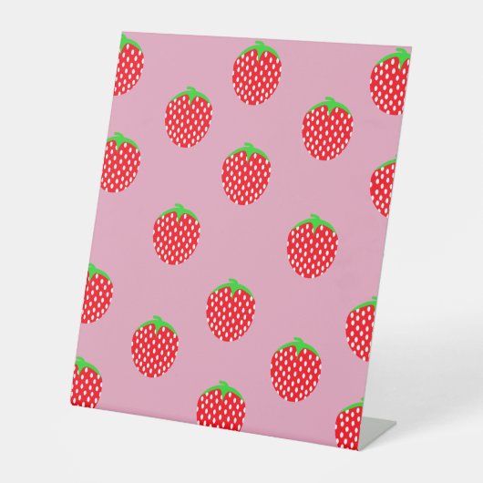 Signe De Table Été Merveilleux aux Fruits Rouges (Recto)