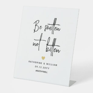 Signe De Table Être Smitten Pas Bitten Bug Repellent Favoriser