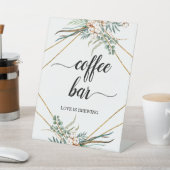 Signe De Table Eucalyptus Boho Calligraphy Café Bar (In SItu)