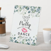 Signe De Table Eucalyptus dames jolie danse SALLE de bain mariage (In SItu)