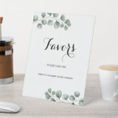 Signe De Table Eucalyptus Feuilles de verdure S'il vous plaît pre (In SItu)