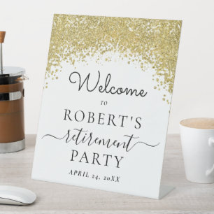 Signe De Table Eucalyptus Gold Elegant Retraite Party Bienvenue