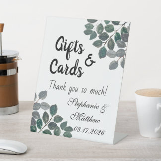 Signe De Table Eucalyptus Green Cadeaux & Cartes