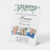 Signe De Table Eucalyptus Love Memory 3 Photo Mariage mémorial (Recto)