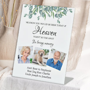 Signe De Table Eucalyptus Love Memory 3 Photo Mariage mémorial