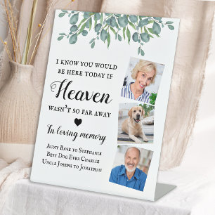 Signe De Table Eucalyptus Love Memory 3 Photo Mariage mémorial