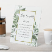 Signe De Table Éucalyptus Minimal En Symbole Mémoire Amoureux (In SItu)