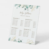 Signe De Table Éucalyptus Tarification Signal Pedestal (Recto)