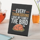 Signe De Table Every Thanksgiving (In SItu)