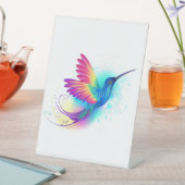 Signe De Table Exotic Rainbow Hummingbird (In SItu)