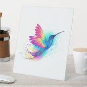 Signe De Table Exotic Rainbow Hummingbird (In SItu)