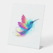 Signe De Table Exotic Rainbow Hummingbird (Recto)