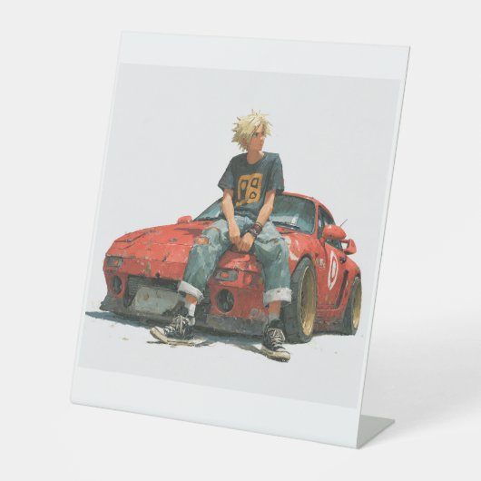 Signe De Table expositor en l de coche modificado (Recto)