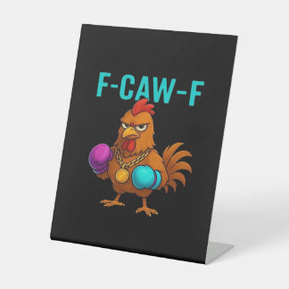 Signe De Table F-Caw-F Chicken Classic Minimal Clean