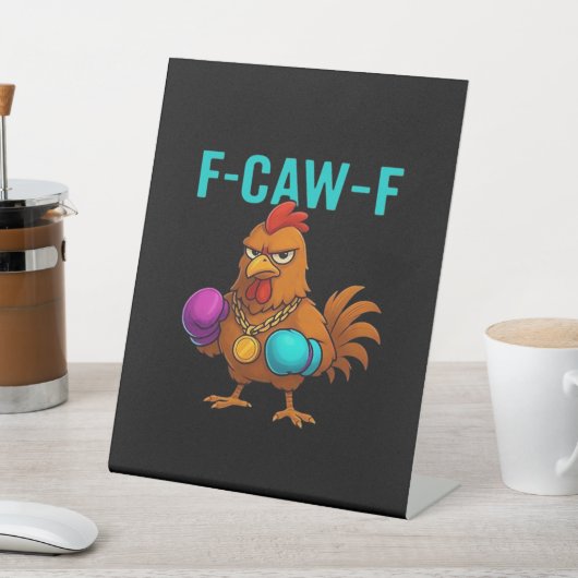 Signe De Table F-Caw-F Chicken Classic Minimal Clean (In SItu)