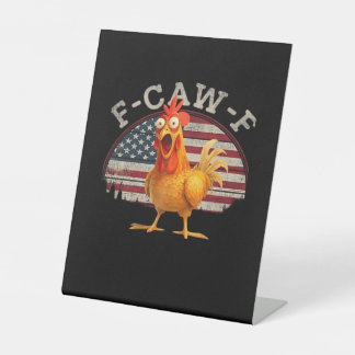 Signe De Table F-Caw-F Chicken Classic Minimal Clean
