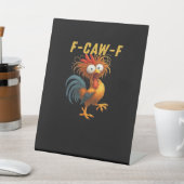 Signe De Table F-Caw-F-Chicken Essential Retro Classic (In SItu)