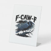 Signe De Table F-Caw-F Crow Essential Retro Classic (Recto)