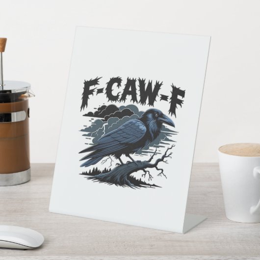 Signe De Table F-Caw-F Crow Essential Retro Classic (In SItu)