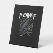 Signe De Table F-Caw-F Funny Crow Minimal Clean (Recto)