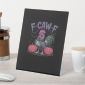 Signe De Table F Caw F Poulet Drôle Classique Style Simple et Pro (In SItu)