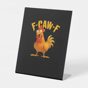 Signe De Table F-Caw-F-Poulet Essentiel Vintage Cool