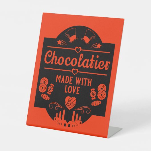 Signe De Table Fabricant de chocolatier (Recto)