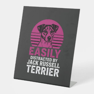 Signe De Table Facilement Distrait Par Jack Russell Terrier