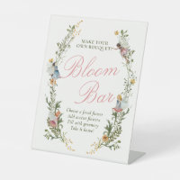 Fairy First Vintage Floral Birthday Bloom Bar
