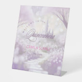Signe De Table Fairytale Quinceanera Welcome Lavender ID1030 (Recto)