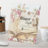 Signe De Table Fairytale Royal Baby Shower Diaper Raffle (In SItu)