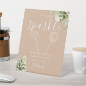 Signe De Table Fais briller l'amour Fleurs Mariage Tan (In SItu)