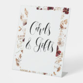 Signe De Table Fall Wildflowers Floral Wedding (Recto)