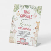 Signe De Table Farm Animals Time Capsule Table Sign (Recto)