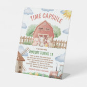 Signe De Table Farm Party 1st Birthday Capsule Sign (Recto)