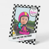 Signe De Table Fast ONE - Pink Take One & Buckle Up! Favor (Recto)