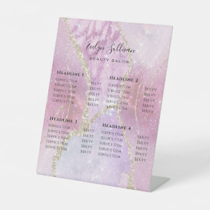 Signe De Table Faux Pearlescent Effet Beauté Salon Tarifs