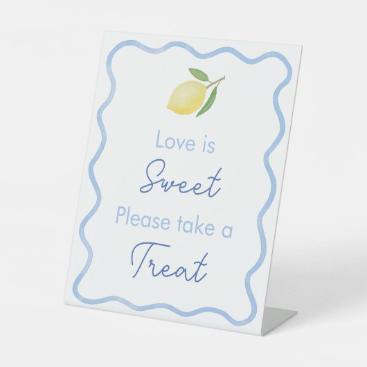 Signe De Table Faveur de Remise de Cadeaux de Mariage Love Is Swe (Recto)