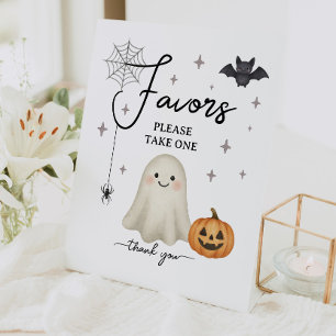 Signe De Table Faveurs de Baby Shower Halloween